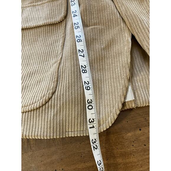 Orvis Mens Vtg Corduroy Sport Coat Sz 42R Tan Blazer Jacket Elbow Patch’s 90s - Picture 8 of 15